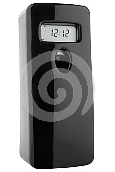 Automatic odour dispenser with timer black color