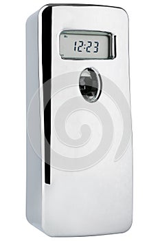 Automatic odour dispenser with timer stainless steel