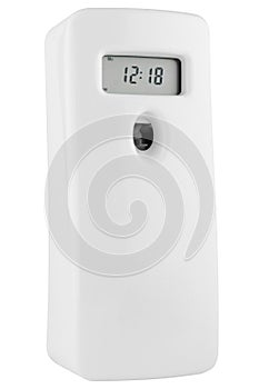 Automatic odour dispenser with timer white color