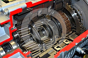 Automatic open gear box for truck. Automotive transmission repair and maintenance services