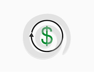 Automatic, payments icon. Vector illustration.