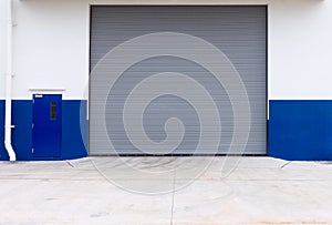 Automatic roller shutter door of storage warehouse