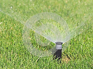 Automatic Sprinkler Irrigation System in Green Park