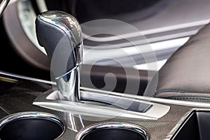 Automatic transmission gear shift - car interior
