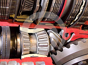 Automatic transmission gears and ball bearings