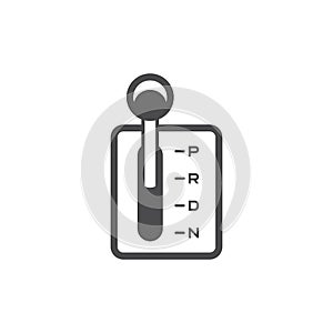 automatic transmission handle icon photo