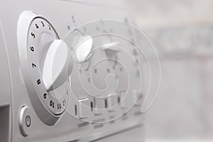 Automatic washing machine control panel