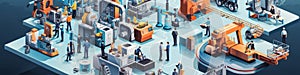 Automating the Future Isometric Conceptualization of Industry 4.0