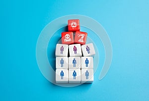 Automation and artificial intelligence replace workers.