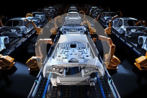 Automation aumobile factory photo