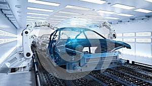 Automation aumobile factory photo