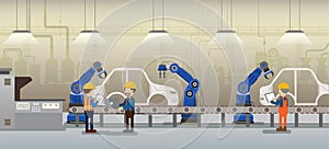 Automation automobile factory