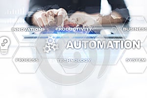 Automation concept as innovation, improving productivity in technology processes