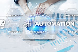 Automation concept as innovation, improving productivity in technology processes