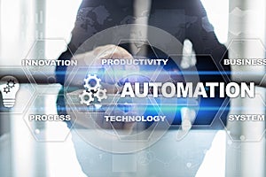 Automation concept as innovation, improving productivity in technology processes