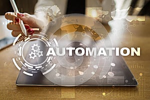 Automation concept as innovation, improving productivity in technology processes