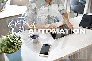 Automation concept as innovation, improving productivity in technology processes