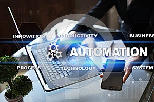 Automation concept as innovation, improving productivity in technology processes