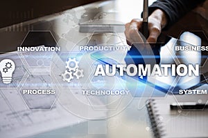 Automation concept as innovation, improving productivity in technology processes