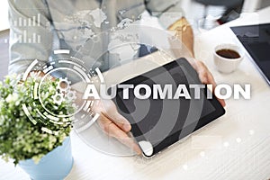 Automation concept as innovation, improving productivity in technology processes