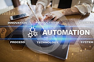 Automation concept as innovation, improving productivity in technology processes