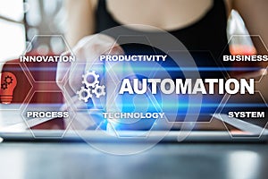 Automation concept as an innovation in technology and business processes.