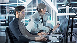 Automation Development Factory: Project Manager and Chief Mechanical Engineer Talk, Point at