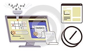 Automation and Digital Processing of Invoices and Data Entry for Business Efficiency