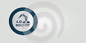 Automation Industry 4.0 icon,Technology concept. illustration