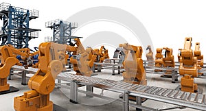 Automation industry concept