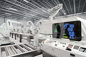 Automation industry concept
