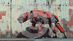 automation replicating robot dog