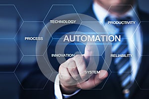 Automation Software Technology Process System Business concept photo