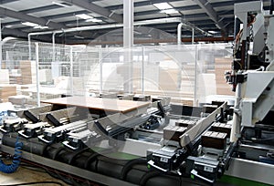 Automatized wood factory