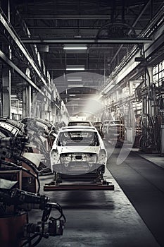 Automobile assembly line production