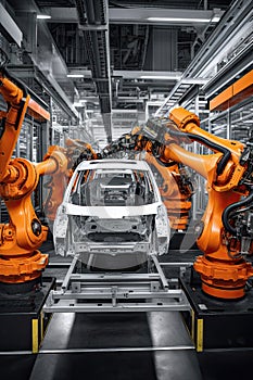 Automobile assembly line production