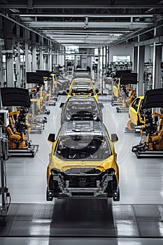 Automobile assembly line production