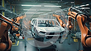 Automobile assembly line production