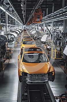 Automobile assembly line production