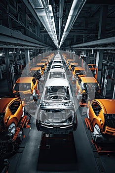 Automobile assembly line production