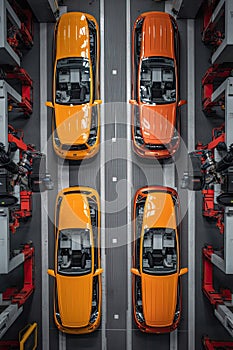 Automobile assembly line production