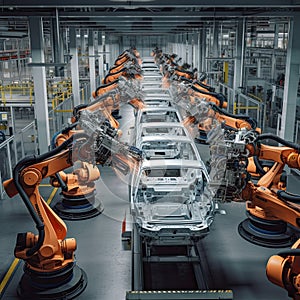 Automobile assembly line production