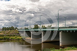 Automobile bridge over the Kotorosl river