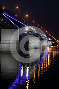 The automobile bridge in Perm.