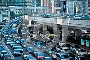 Automobile congestion photo