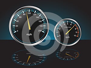 Automobile Dashboard Gauges