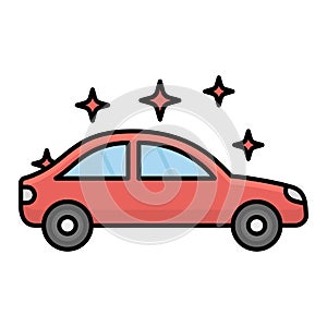 Automobile Isolated Vector icon that can be easily modified or edited