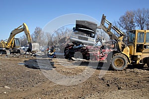 Automobile junk-yard