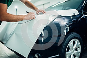 Automobile paint protection film installation