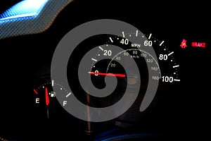 Automobile speedometer